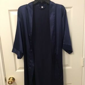 Navy blue robe